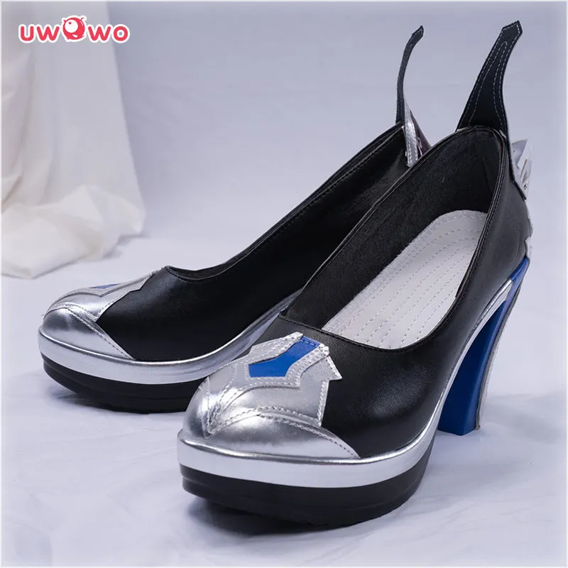 Uwowo Game Genshin Impact Eula Lawrence Cosplay Shoes