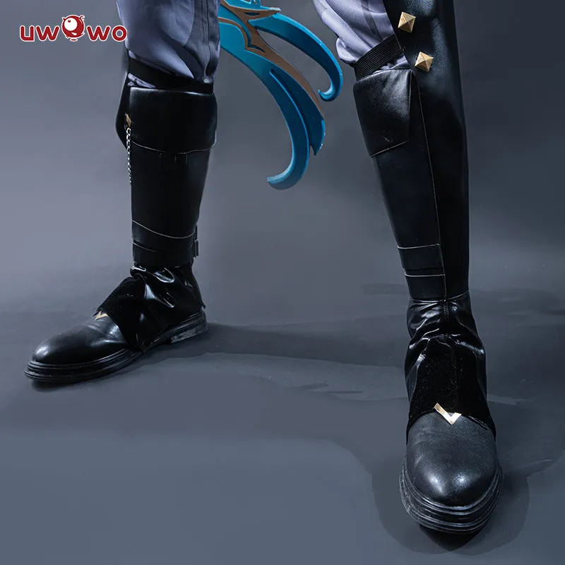 Uwowo Game Genshin Impact Tartaglia/Childe Cosplay Costume Shoes