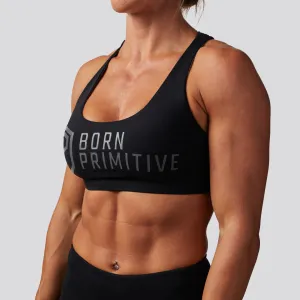 Vitality Sports Bra (Brand Strength-Black)