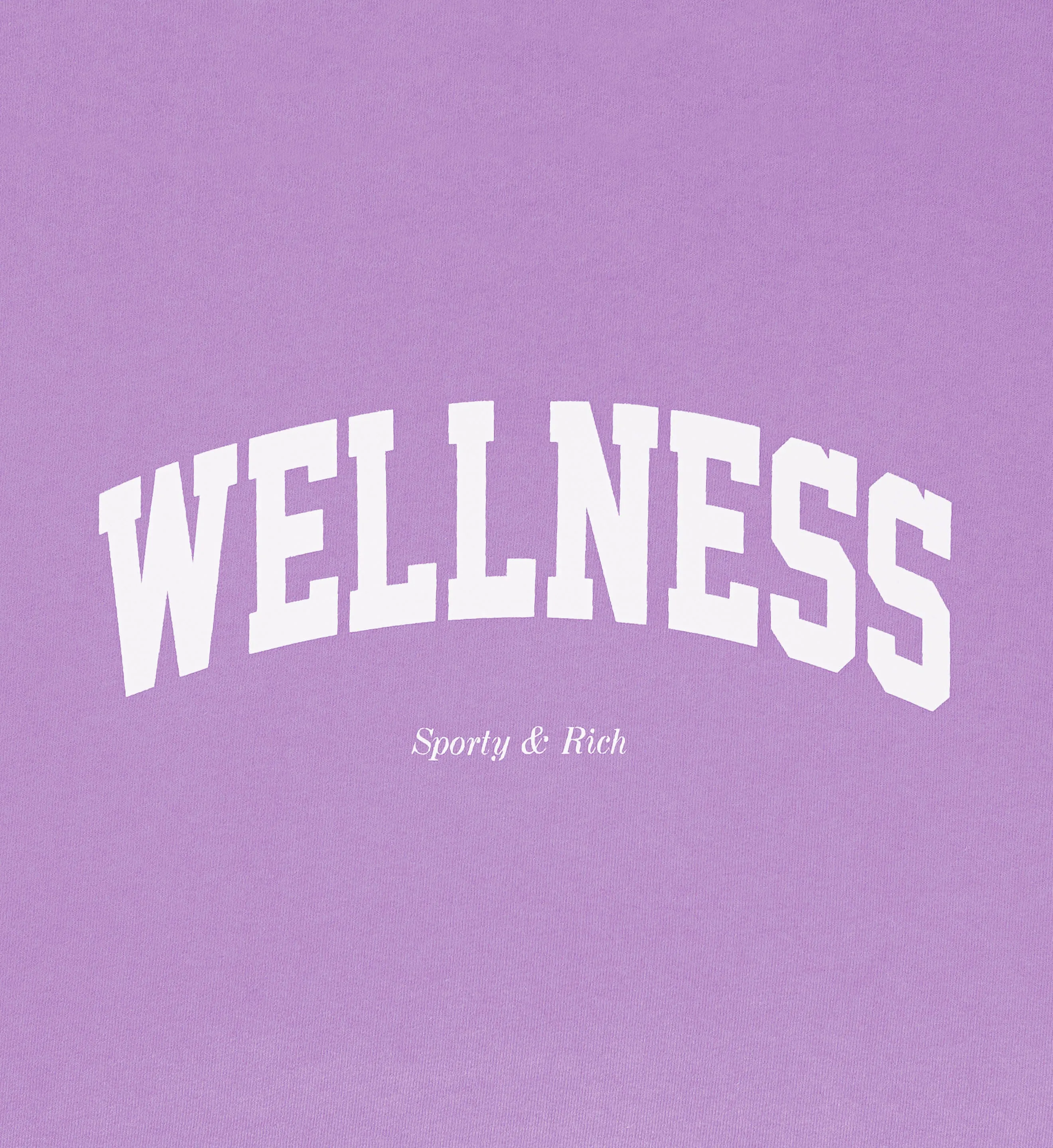 Wellness Ivy Crewneck - Dip Dye Purple/White