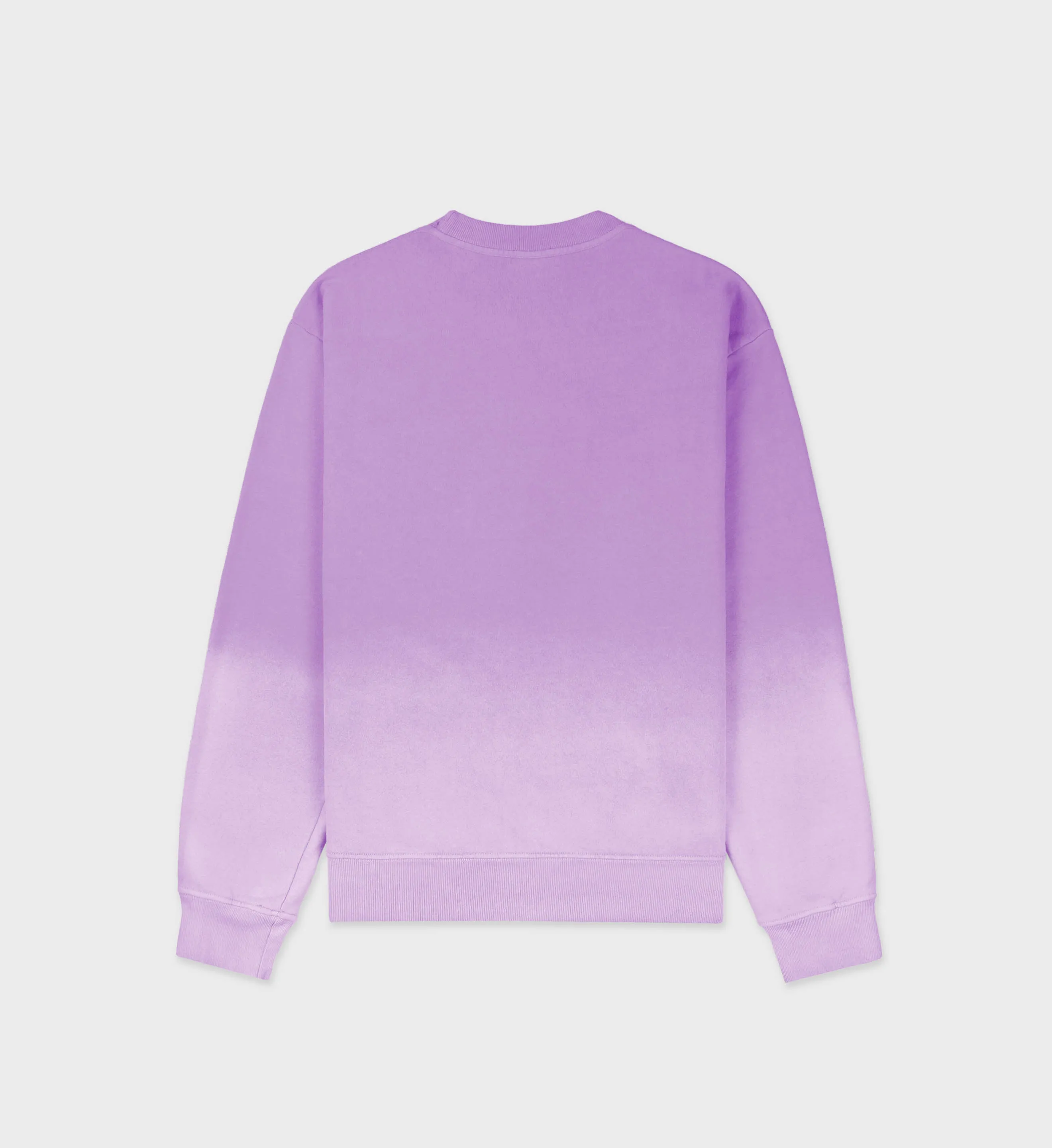 Wellness Ivy Crewneck - Dip Dye Purple/White